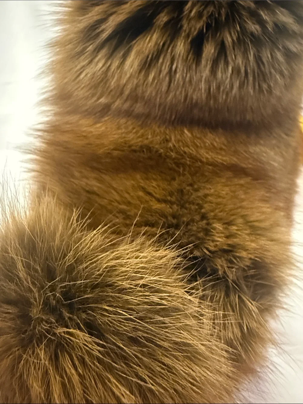 Real Fox fur collar